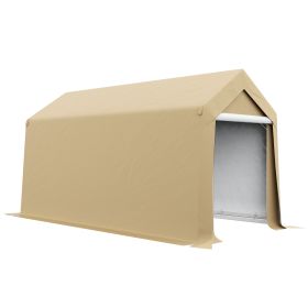 Outsunny 7' X 12' Garden Storage Tent, Heavy Duty Outdoor Shed, Waterproof Portable Shed Storage She