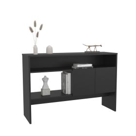 Salcha Console Table with 2 Doors and 3 Shelves