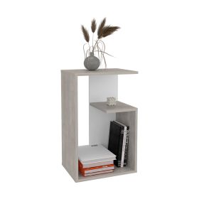 Stebbins Side Table, 2 Shelves