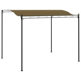 Sunshade Awning 9.8'x7.9' Taupe 0.6 oz/ft²