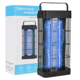 Large Electric Indoor Insect Killer 20w Powerful Mosquito Zapper Outdoor Black Insect Traps Indoor Flying Insect Traps Indoor Fly Trap Indoor for